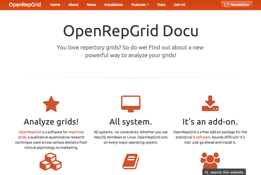 OpenRepGrid R package